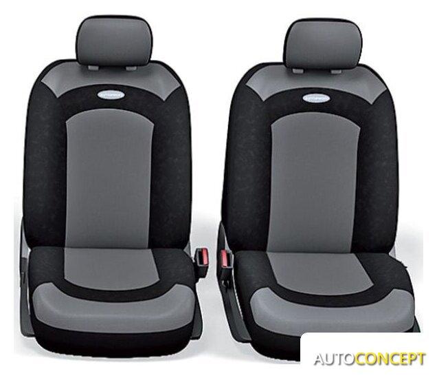 Комплект чехлов для сидений Autoprofi Extreme XTR-803 (черный/серый) - фото 2 - id-p213199059