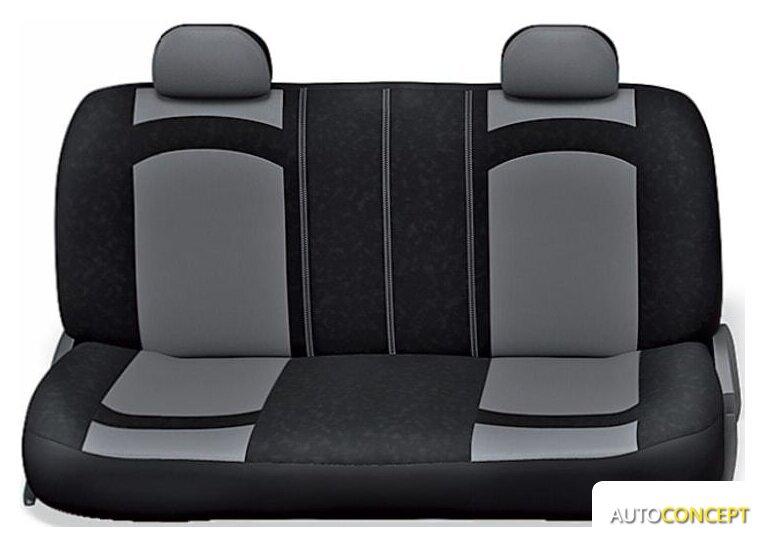 Комплект чехлов для сидений Autoprofi Extreme XTR-803 (черный/серый) - фото 3 - id-p213199059