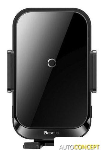 Держатель для смартфона Baseus Halo Electric Wireless Charging Car Mount 15W SUDD000001 (черный) - фото 1 - id-p213198189