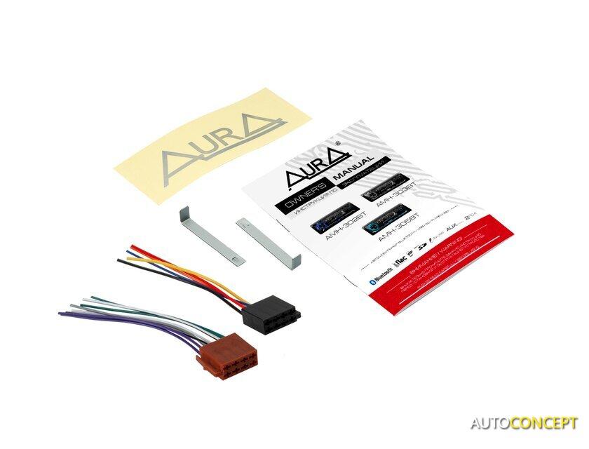USB-магнитола Aura AMH-303BT - фото 4 - id-p213199200
