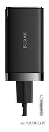 Сетевое зарядное Baseus GaN5 Pro Fast Charger 2C+U 65W (черный) - фото 1 - id-p213198349