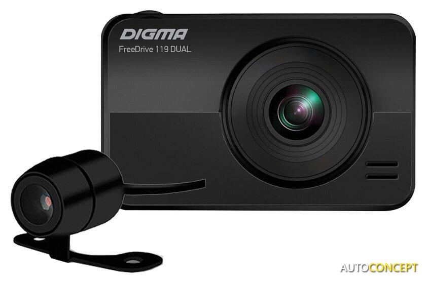 Видеорегистратор Digma FreeDrive 119 Dual - фото 1 - id-p213198849