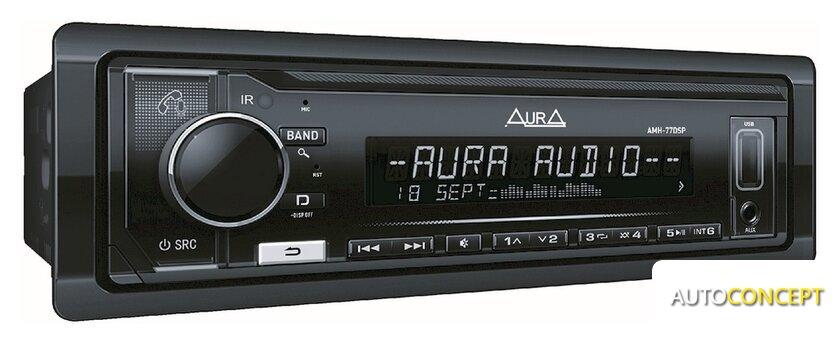 USB-магнитола Aura AMH-77DSP Black Edition - фото 1 - id-p213198224