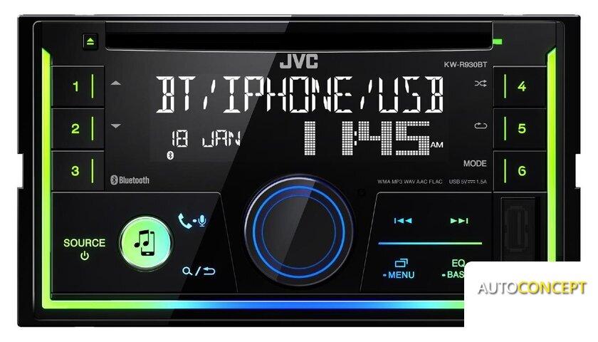 CD/MP3-магнитола JVC KW-R930BT - фото 3 - id-p214609385