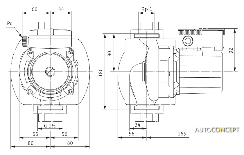 Циркуляционный насос Wilo TOP-S 25/7 (1~230 V, PN 10) - фото 3 - id-p222629118