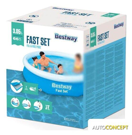 Надувной бассейн Bestway Fast Set 57456 (305х66) - фото 2 - id-p224284145