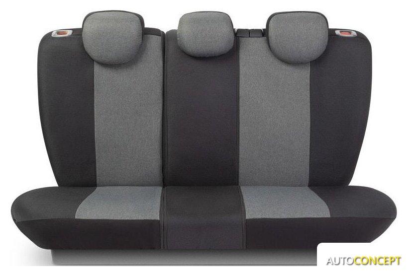 Комплект чехлов для сидений Autoprofi Linen LIN-1505 (черный/темно-серый) - фото 3 - id-p213199042