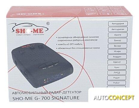 Радар-детектор Sho-Me G-700 Signature GPS - фото 5 - id-p213197802