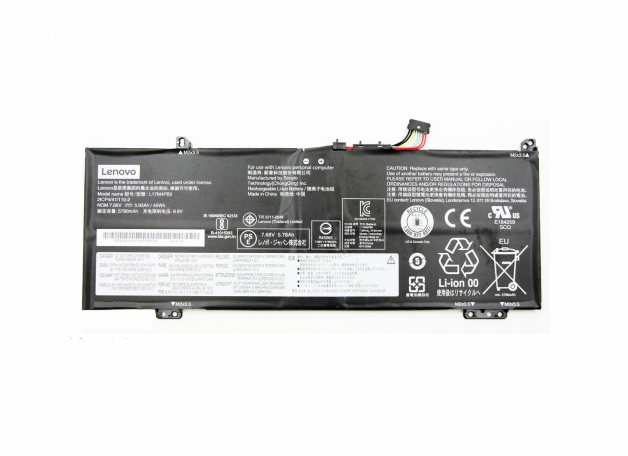 Аккумулятор (батарея) для ноутбука Lenovo 530S-14IKB (L17C4PB0),7.68V, 5860mAh - фото 1 - id-p225430239
