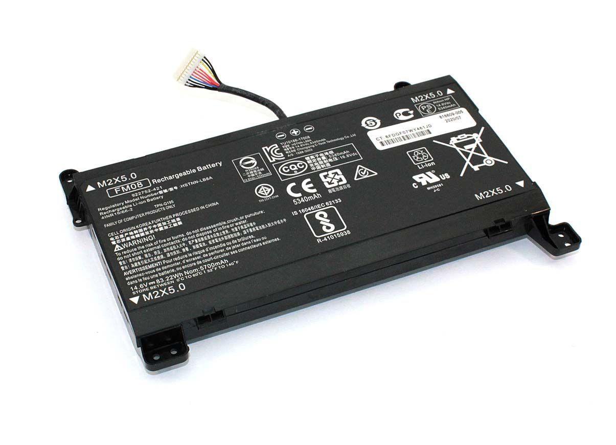 Аккумулятор (батарея) для ноутбука HP 17-AN (FM08), 14.4В, 5700мАч, 12 PIN - фото 1 - id-p225430252