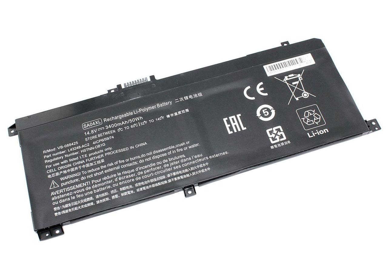 Аккумулятор (батарея) для ноутбука HP Envy X360 15-DR (SA04XL), 14.8V, 3400мАч OEM - фото 1 - id-p225430264