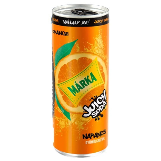 Напиток газированный M?rka Juicy Soda со вкусом апельсина, 0.25 л