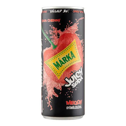 Напиток газированный M?rka Juicy Soda со вкусом вишни, 0.25 л, фото 2