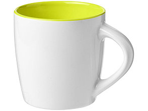 Керамическая чашка Aztec, белый/зеленый лайм, фото 2