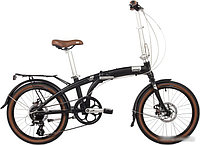 Велосипед Novatrack Town alloy 8 D 2024 (черный)