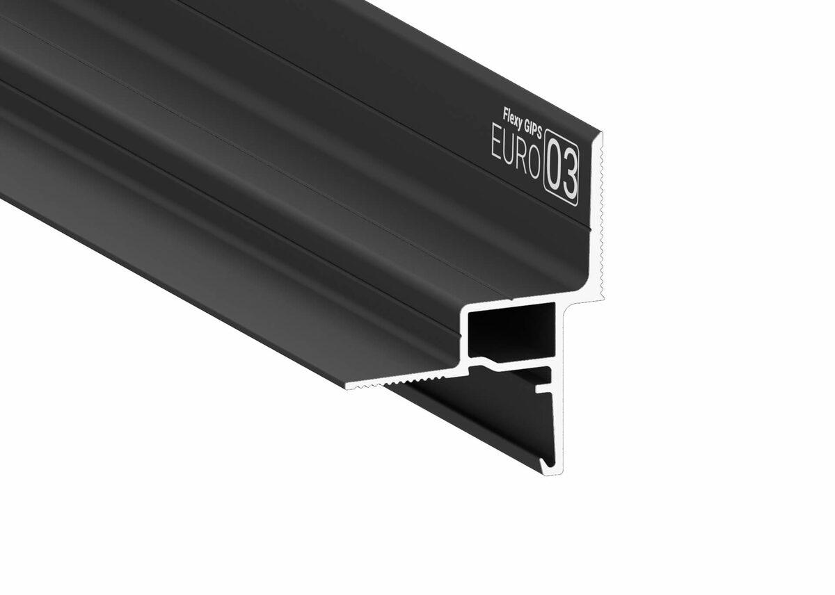 GIPS EURO 03 Теневой профиль, черный