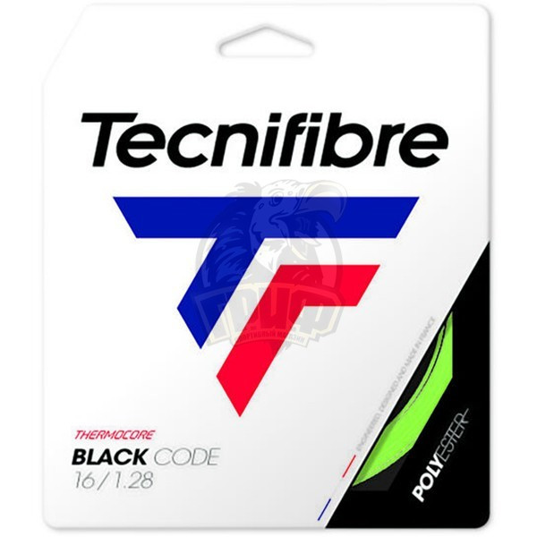 Струна теннисная Tecnifibre Black Code 1.24/12 м (зеленый) (арт. 04GBL124XV)