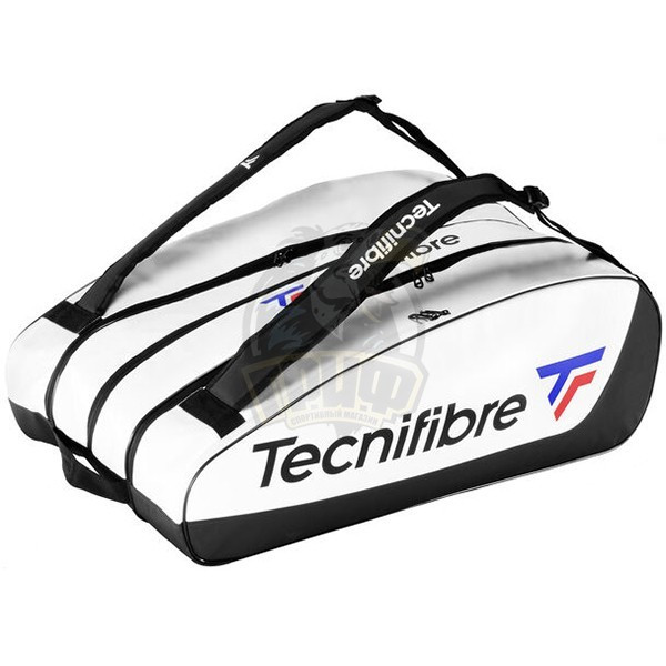 Чехол-сумка Tecnifibre Tour Endurance на 15 ракеток (белый/черный) (арт. 40TOUWHI15) - фото 1 - id-p225430599