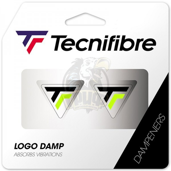 Виброгаситель Tecnifibre Logo Damp Neon (белый) (арт. 53DAMPNEON) - фото 1 - id-p225430607