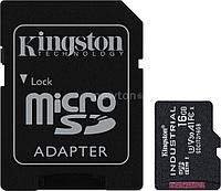 Карта памяти Kingston Industrial microSDHC SDCIT2/16GB 16GB (с адаптером)