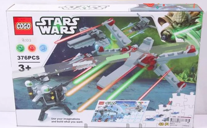 Конструктор Co Go Star Wars "Истребитель X-wing", 376 деталей - фото 1 - id-p225433477