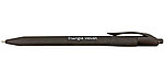 Ручка шариковая автоматическая одноразовая Berlingo Triangle Velvet (NEW) корпус черный, стержень синий