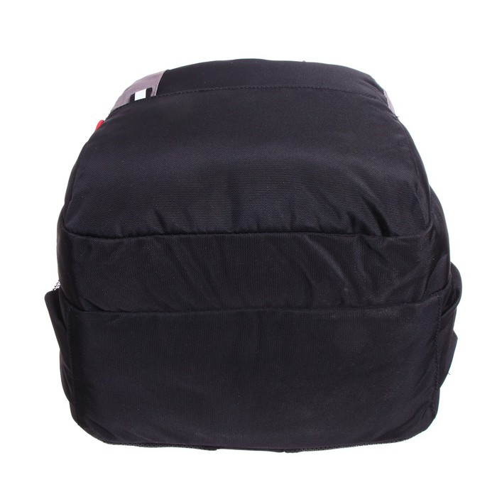 Рюкзак молодежный 45 х 32 х 23 см, эргономичная спинка, отделение для ноутбука, Grizzly 330, чёрный/серый - фото 7 - id-p225434137