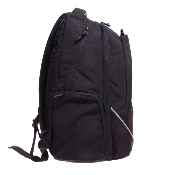 Рюкзак молодежный 44 х 28 х 23 см, эргономичная спинка, отделение для ноутбука, Grizzly 335, чёрный/серый - фото 4 - id-p225434160