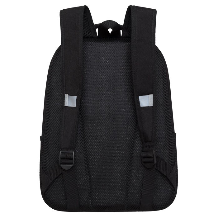 Рюкзак школьный, 38 х 29 х 16 см, Grizzly, эргономичная спинка, чёрный - фото 2 - id-p225434202