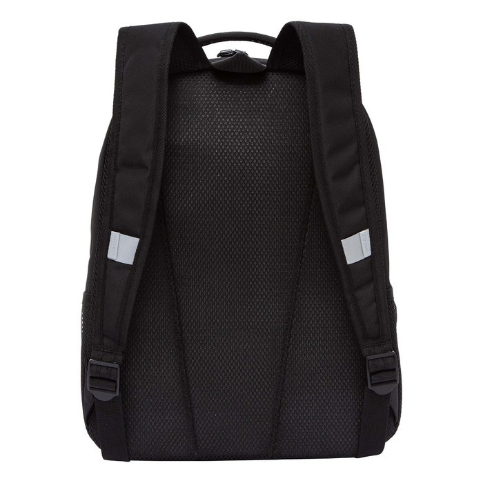 Рюкзак школьный, 38 х 29 х 16 см, Grizzly, эргономичная спинка, чёрный - фото 2 - id-p225434204