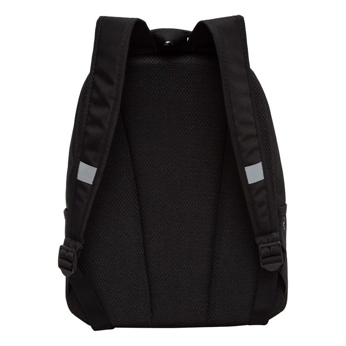Рюкзак школьный, 38 х 29 х 16 см, Grizzly, эргономичная спинка, чёрный - фото 2 - id-p225434206
