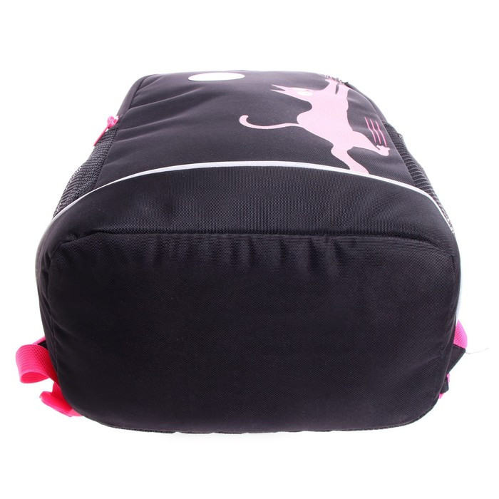 Рюкзак школьный, 38 х 28 х 18 см, Grizzly 363, эргономичная спинка, чёрный/розовый RG-363-11_1 - фото 7 - id-p225434210