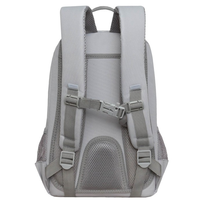 Рюкзак школьный, 40 х 25 х 13 см, Grizzly, эргономичная спинка, отделение для ноутбука, серый - фото 2 - id-p225434227