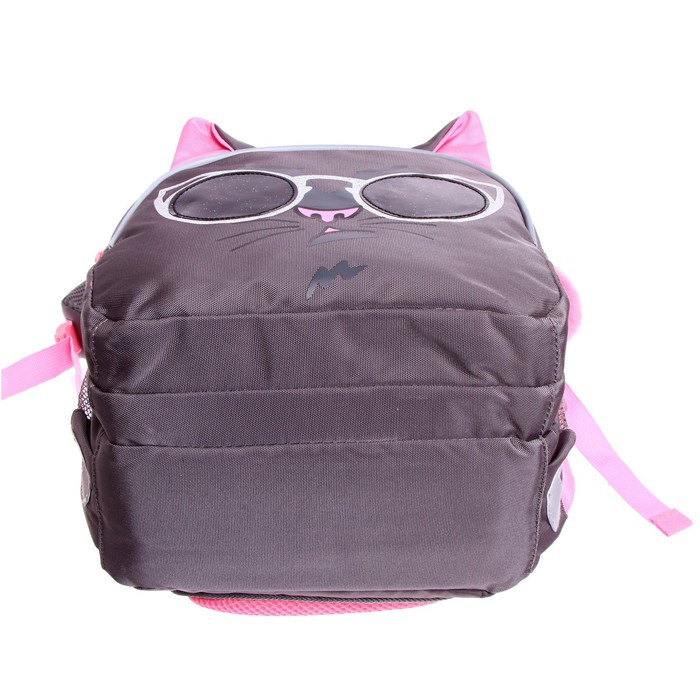 Рюкзак школьный, 40 х 27 х 20 см, Grizzly 360, эргономичная спинка, отделение для ноутбука, + брелок, серый - фото 7 - id-p225434233