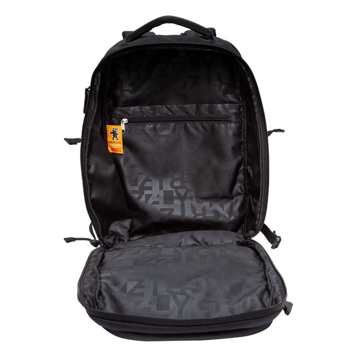 Рюкзак молодёжный 42 х 29 х 16 см, Grizzly, эргономичная спинка, отделение для ноутбука, чёрный - фото 3 - id-p225434685