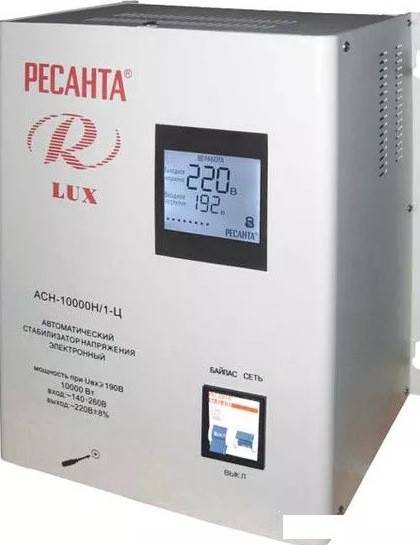 Стабилизатор напряжения Ресанта Lux АСН-10000Н/1-Ц - фото 1 - id-p225434341