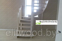 Деревянная лестница для дома недорого ВК-003