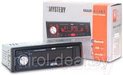 Бездисковая автомагнитола Mystery MAR-414BT - фото 4 - id-p225438052