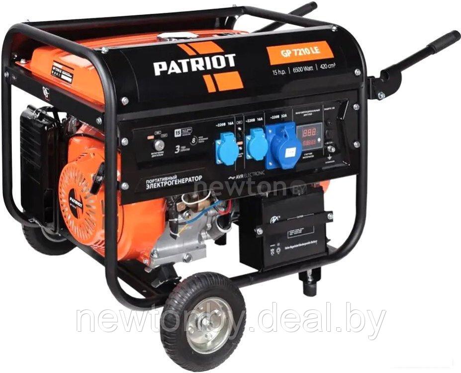 Бензиновый генератор Patriot GP 7210LE - фото 1 - id-p225444070