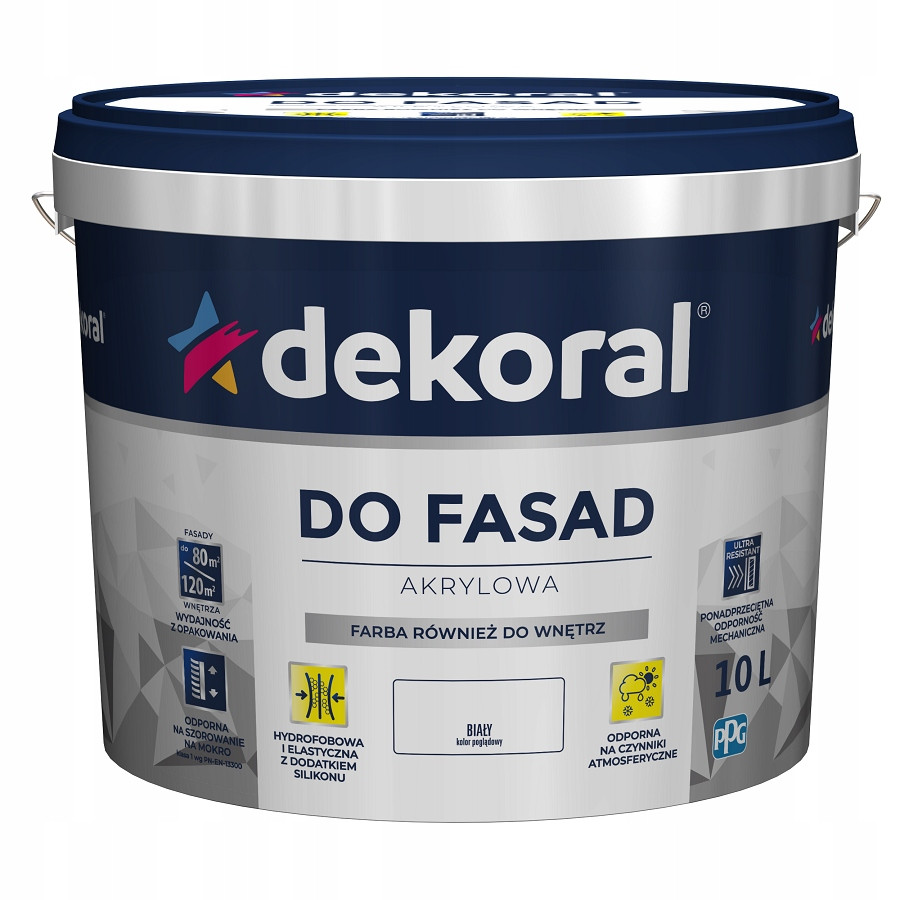 Краска фасадная DEKORAL DO FASAD 1л - фото 1 - id-p225444201