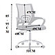 Кресло офисное SITUP MIX 696 White chrome (сетка Dark Gray/ Dark Gray), фото 7