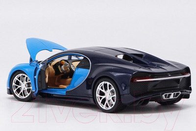 Масштабная модель автомобиля Welly Bugatti Chiron / 24077W - фото 5 - id-p225446053
