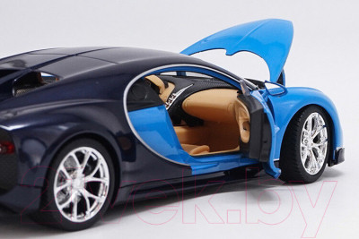 Масштабная модель автомобиля Welly Bugatti Chiron / 24077W - фото 6 - id-p225446053