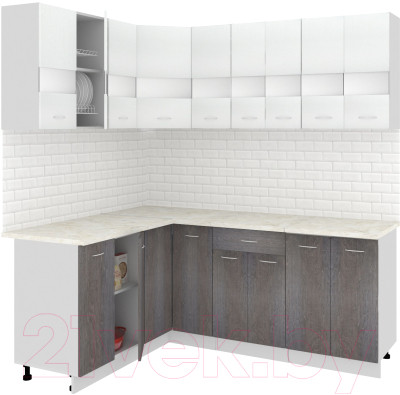 Готовая кухня Кортекс-мебель Корнелия Экстра 1.5x2.0м - фото 1 - id-p225446410