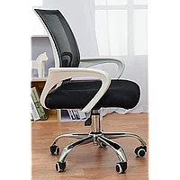 Кресло офисное SITUP MIX 696 White chrome (сетка Dark Gray/ Dark Gray)