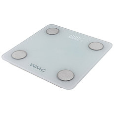 WMC-FLSB-3 WMC TOOLS Весы электронные напольные бытовые (28х28см,макс.нагрузка 150кг,ударопрочное стекло,LCD, фото 3