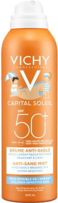 Спрей солнцезащитный Vichy Capital Soleil SPF50+ детский анти-песок - фото 1 - id-p224771458