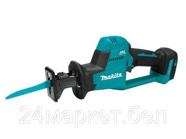 Аккум. сабельная пила MAKITA DJR 189 Z в кор. (18.0 В, БЕЗ АККУМУЛЯТОРА, дерево до 255 мм, металл до 130 мм) - фото 1 - id-p225413693