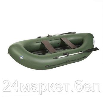 Гребная лодка Лоцман Турист 320 ВНД (зеленый), фото 2