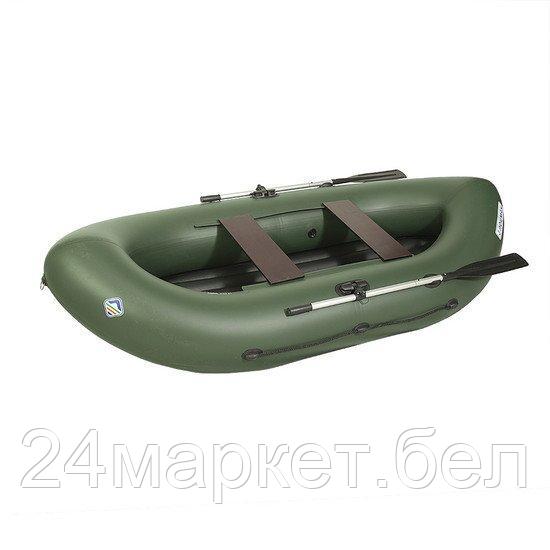 Гребная лодка Лоцман Турист 320 ВНД (зеленый) - фото 2 - id-p225429407
